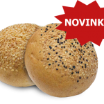 Bezlepkové hamburgerové žemle (2x 120g) Karpatská pekáreň