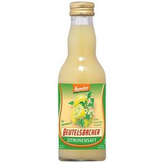 Šťava citrónová 100% 200ml BIO Demeter