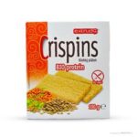Krehký plátok Proteín Crispins bez lepku BIO 100g Extrudo