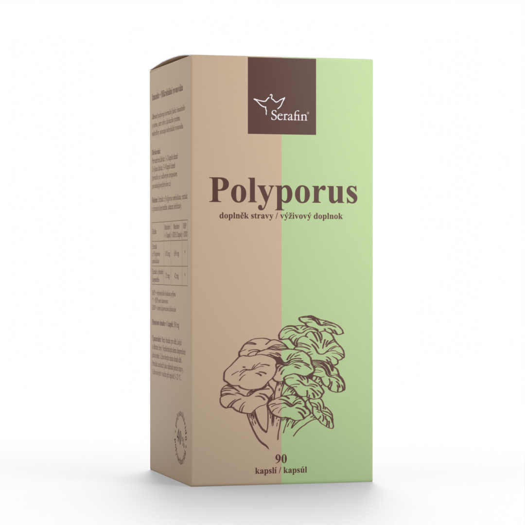 Polyporus prírodné kapsule 90 ks Serafin