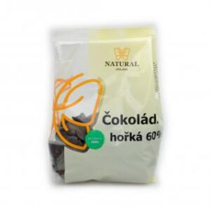 Čokoláda horká 60% 250g Natural Jihlava