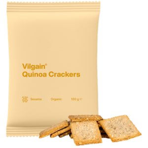 Krekry quinoa sezam bez lepku BIO 100g Vilgain
