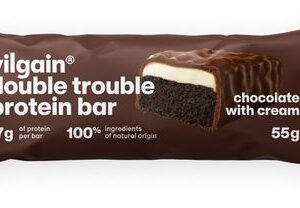 Double Trouble Protein Bar tyčinka s dvojitou čokoládou 55g Vilgain
