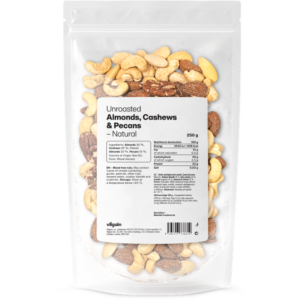 Mix orechov (mandle, kešu, pekan) natural 500g Vilgain